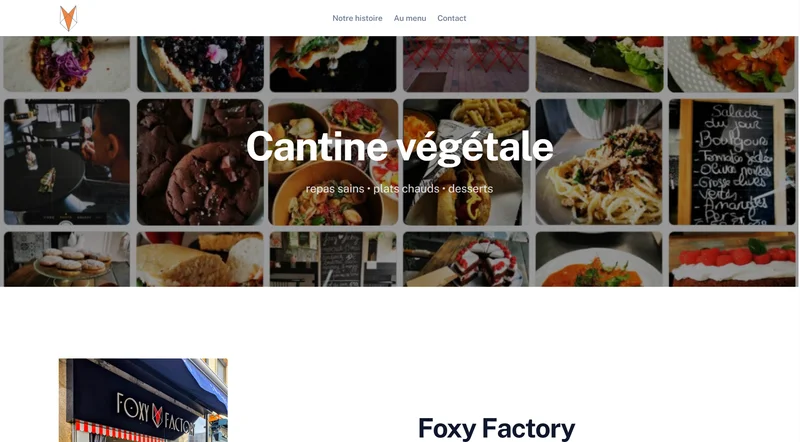 Site vitrine restaurant végétal — IdrissDev développeur web Rhône